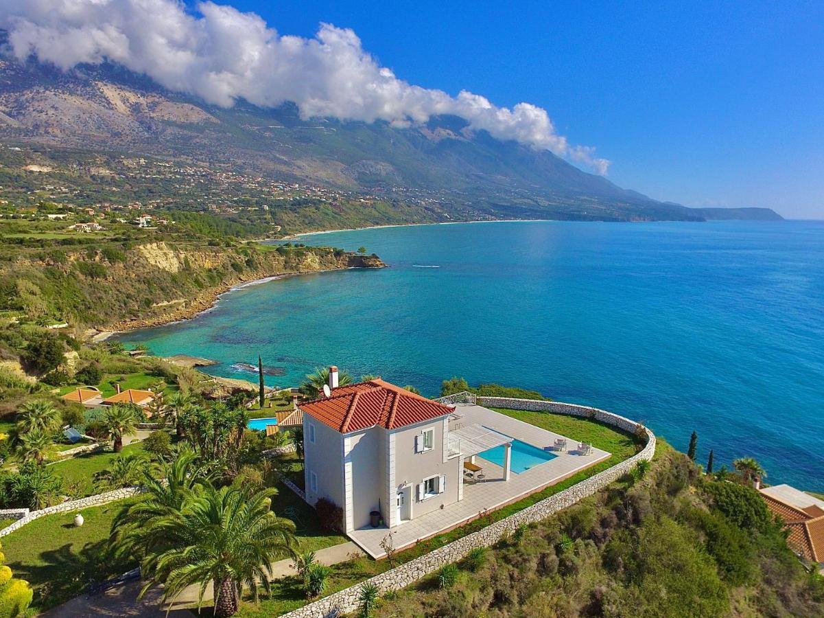 Seafront Villa Kefaloniaprivatevillas Muszáta Kültér fotó