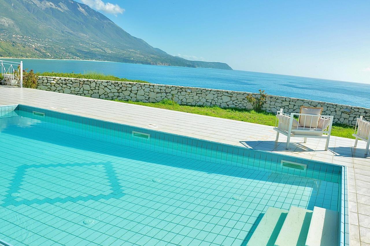 Seafront Villa Kefaloniaprivatevillas Muszáta Kültér fotó