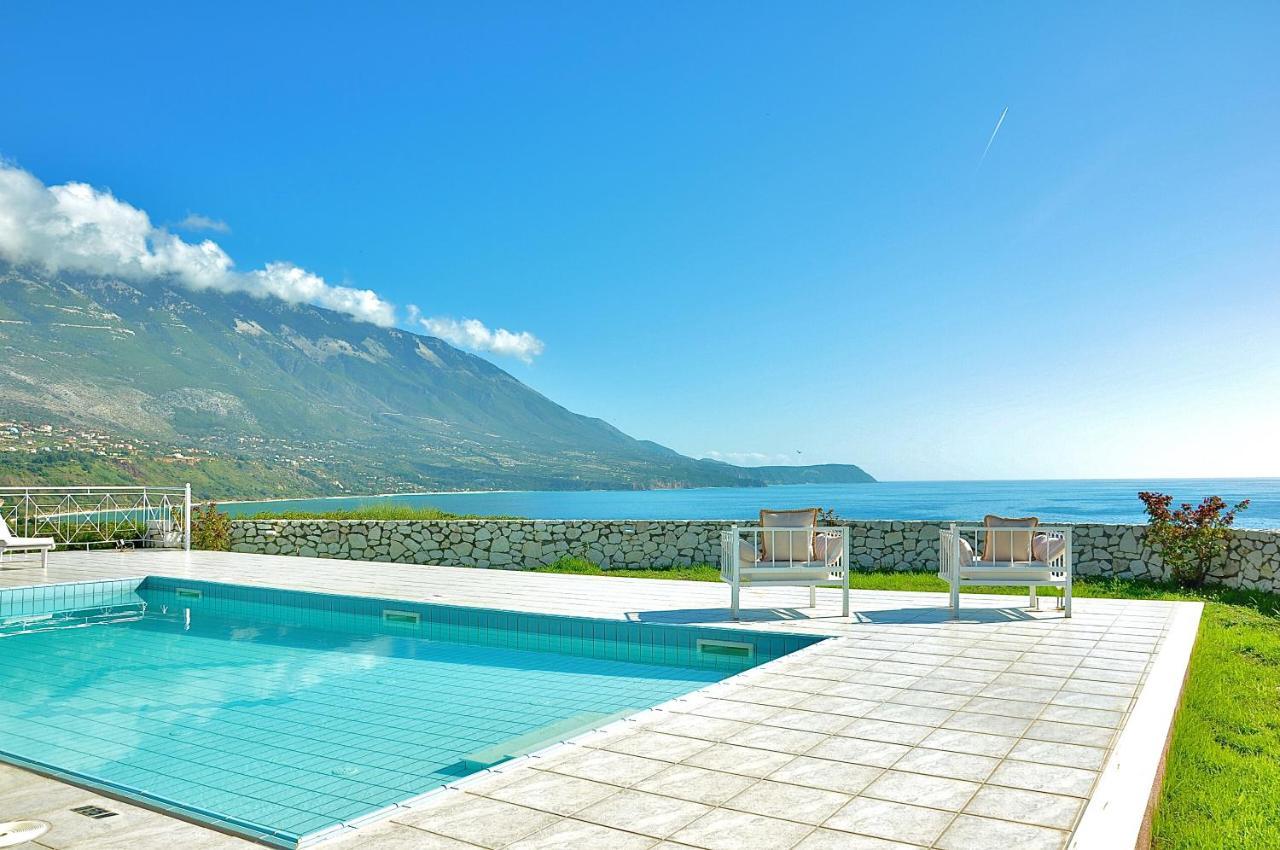 Seafront Villa Kefaloniaprivatevillas Muszáta Kültér fotó