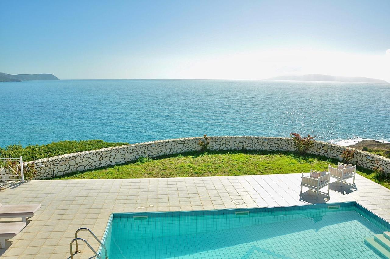 Seafront Villa Kefaloniaprivatevillas Muszáta Kültér fotó