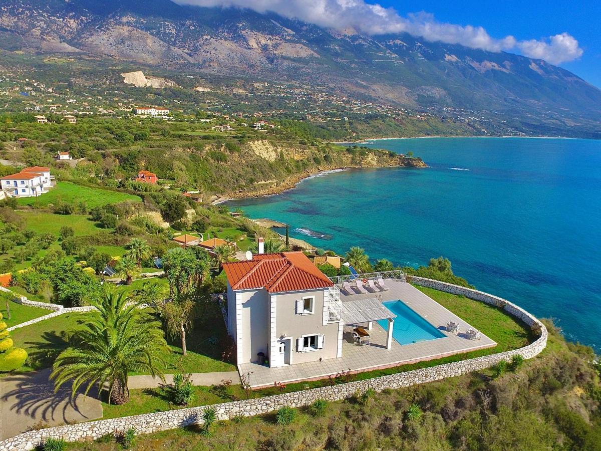 Seafront Villa Kefaloniaprivatevillas Muszáta Kültér fotó