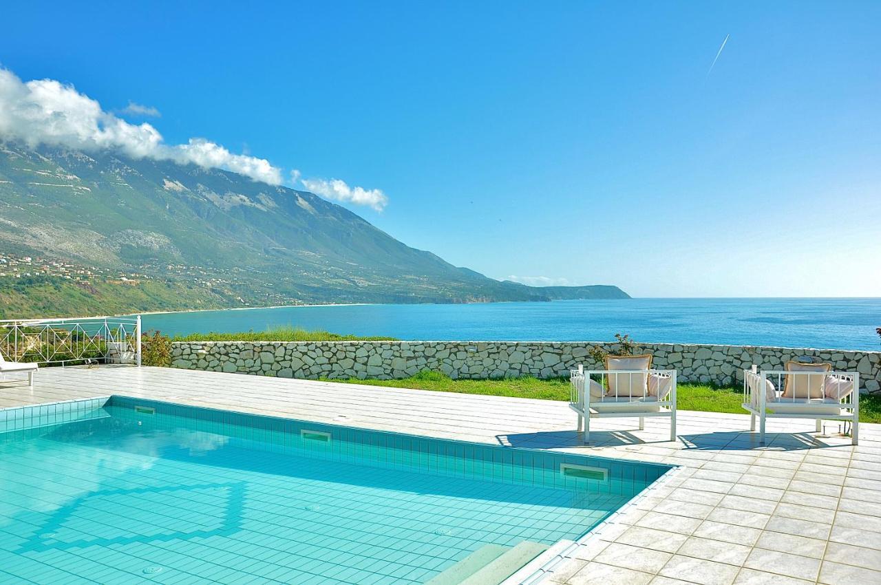 Seafront Villa Kefaloniaprivatevillas Muszáta Kültér fotó