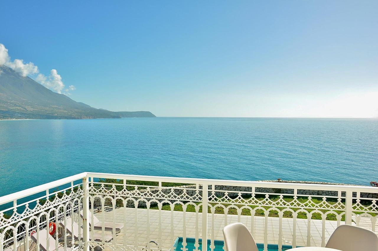Seafront Villa Kefaloniaprivatevillas Muszáta Kültér fotó