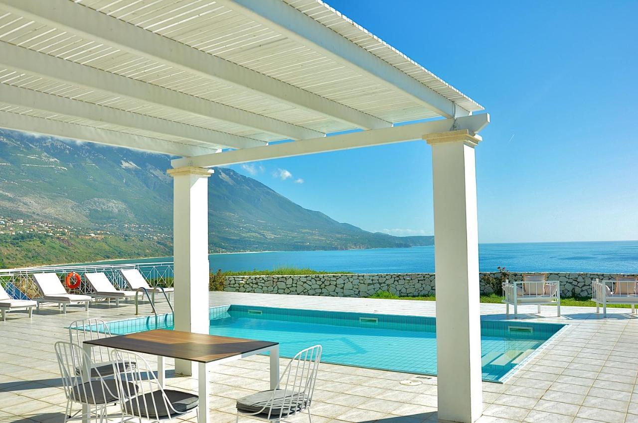 Seafront Villa Kefaloniaprivatevillas Muszáta Kültér fotó