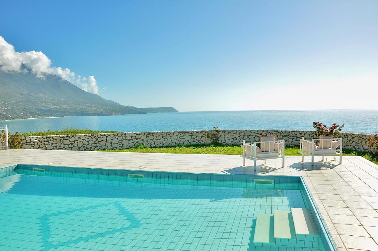 Seafront Villa Kefaloniaprivatevillas Muszáta Kültér fotó
