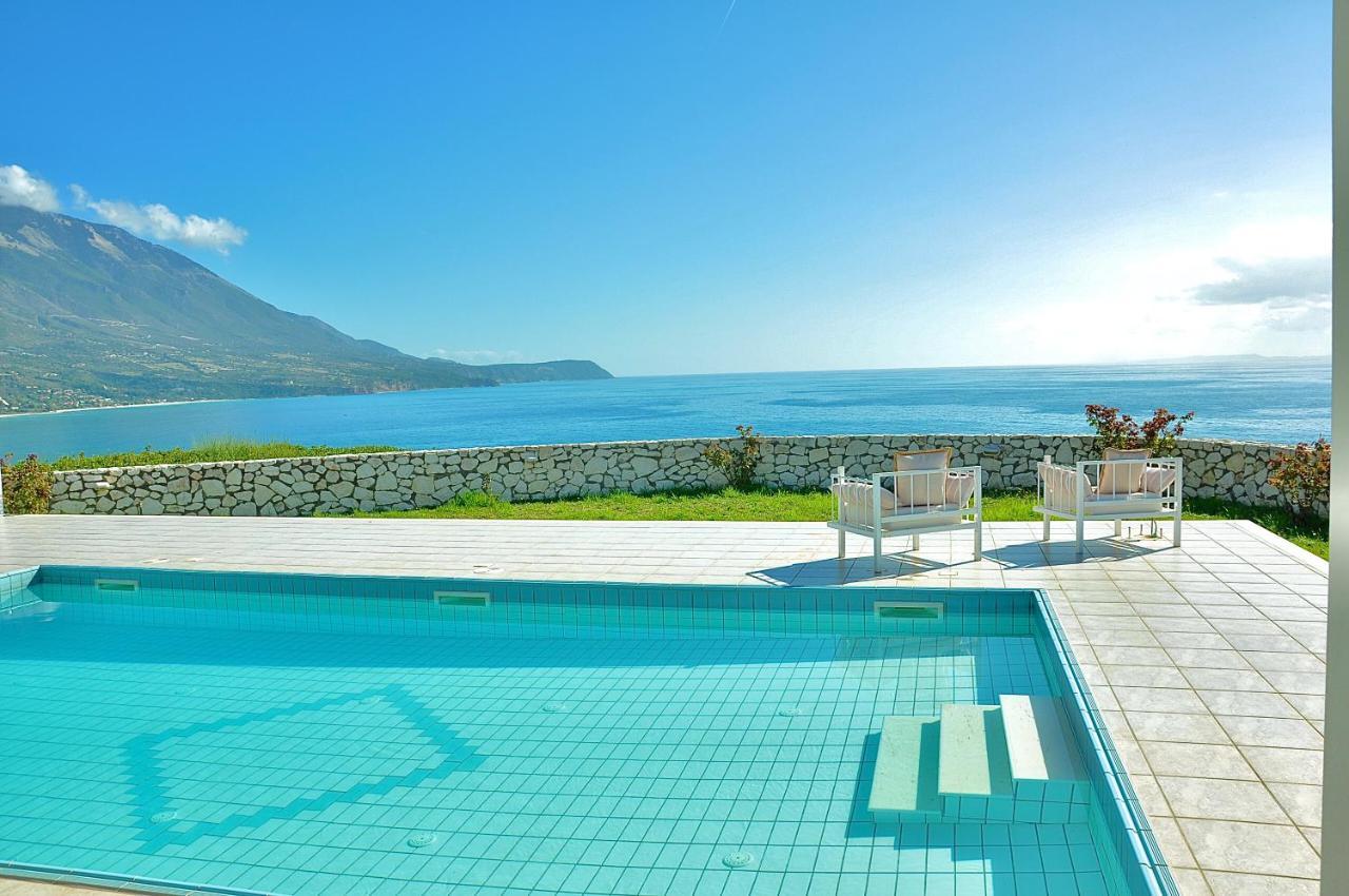 Seafront Villa Kefaloniaprivatevillas Muszáta Kültér fotó
