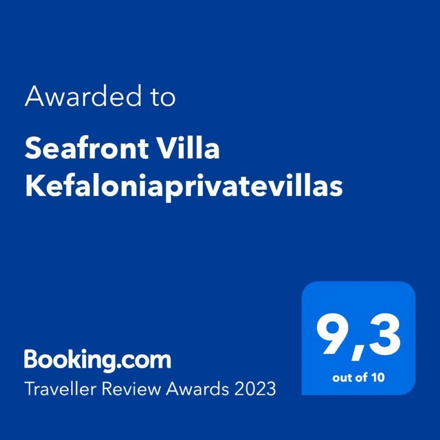 Seafront Villa Kefaloniaprivatevillas Muszáta Kültér fotó
